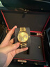 Balco瑞士金钻表24K黄金电镀钻石瑞士机芯轻奢男全自动机械表金色手表 实拍图