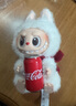 泡泡玛特POPMART拉布布Labubu马卡龙坐坐派对搪胶脸盲盒 前方高能3.0三代 可乐 单个盲盒概率隐藏（15cm） 实拍图