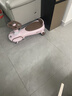 卡卡曼儿童扭扭车1-3-6岁防侧翻可坐大人可手推婴幼儿溜溜车宝宝摇摇车 粉【音乐灯光+静音闪光轮+推杆】 婴儿玩具车带音乐妞妞摇摆滑行车 实拍图