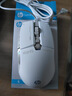 惠普（HP）G210有线游戏鼠标 RGB呼吸灯静音电竞宏编程 lol吃鸡USB接口笔记本台式机电脑办公通用 白色有声 实拍图