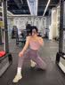 爱梦鸟（Aimengniao）瑜伽服套装女2026夏季新款运动套装女美背防震文胸普拉提紧身裤女 套装香芋紫+紫色 M （选码参考胸围腰围） 实拍图