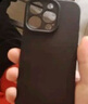品胜 适用苹果16Pro Max手机壳 iPhone16ProMax柔性液态壳全包防摔防磨防震亲肤超薄保护套软壳 黑色 实拍图