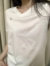 VEROMODAT恤女2025春季新款纯棉纯色百搭基础T恤 本白色 圆领 L 实拍图