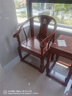 善匠良品 红木家具非洲花梨（学名：刺猬紫檀）皇宫椅子三件套实木沙发圈椅组合太师椅 皇宫椅三件套( 无坐垫) 实拍图