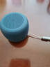 momoho  蓝牙音箱便携式插卡小音响立体声户外运动低音炮大音量微信收款播报语音提示器英语学习播放器 幻海蓝 官方标配 实拍图