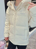 波司登25年冬季羽绒服90绒女士修身短款休闲加厚连帽休闲百搭外套 实拍图