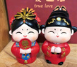伊文兔（THE RABBIT IVEN）新中式结婚摆件创意结婚礼物送新人订婚礼物新婚礼物订婚布置摆件 天作之合(小号)一对-彩盒装 实拍图