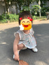 卡特兔儿童凉鞋男童夏季童鞋宝宝学步鞋幼儿凉鞋女宝公主鞋婴童洞洞鞋子 白色（有吊坠） 22 内长13.5cm 脚长12.5-13.0 实拍图