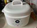 九阳（Joyoung）电炖盅 电炖锅 隔水炖煮 家用煮粥煲汤锅燕窝炖盅4.5L白瓷内胆炖汤锅上蒸下炖DG25G-GD188 实拍图