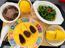 京东京造 奶锅 白麦饭石色不粘奶锅带蒸屉煮锅辅食锅 燃气电磁炉通用 20cm 实拍图