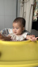 三条小鱼儿童餐椅肯德基宝宝靠背座椅婴幼儿家用吃饭多功能可调节吃饭餐桌 进阶款黄色【餐盘+坐垫+万向轮】 实拍图