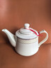 雾枫纯白陶瓷骨质瓷大号高温泡茶壶过滤冷水壶咖啡壶家用茶壶茶具瓷器 13号(金边茶壶)1600ML 实拍图