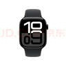 Apple/苹果 Watch Series 10 智能手表GPS款42毫米亮黑色铝金属表壳黑色运动型表带S/M MX1M3CH/B 实拍图