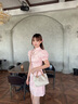 蔻一（Cnoles）包包女包2025女士斜挎包高级感编织纹手提包七夕情人节礼物送女友 米白-新款节日礼物送女生 实拍图