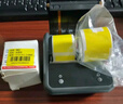 精臣B1/B21/B203/B3S/B31线缆标签机贴纸移动联通电信通信机房旗帜刀型F型尾纤网线logo热敏不干胶打印 02F黄双排 200张 实拍图