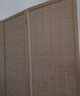 新中式竹编屏风入户门可移动折叠遮挡风水帘隔断墙客厅现代办公室 （加粗加厚 升级樟子松）送2种底座 1.7米高40厘米宽一扇(3扇起拍) 实拍图