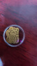 999足金2mg新款招财猫暴富黄金手机贴纸镀金创意金片礼物 招财猫有钱花 实拍图