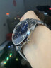 歐米茄瑞士认证手表男士机械表大方时尚镶钻奢华高档超薄专用男表 本色蓝面 实拍图