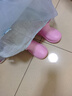牧萌儿童雨鞋男童女童防水立体宝宝防滑耐磨卡通雨靴 粉色独角兽 17码 实拍图