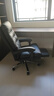 顾全老板椅可躺办公椅真皮家用工学椅午休转椅电脑椅子C533黑皮 实拍图