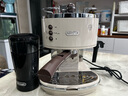 德龙咖啡机 ECO310KG200咖啡机研磨器电动磨豆机汪小白定制礼盒装奶油白 泵压式半自动咖啡机 黄金萃取 实拍图