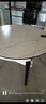 全友家居 功能餐桌简约风岩板台面可伸缩功能实木框架家用吃饭桌子 实拍图