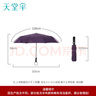 天堂 全自动雨伞三折 10骨加固一键开收易甩干简约晴雨伞 紫兰 实拍图