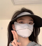 目丸防晒帽女防紫外线遮阳帽男遮脸太阳帽子大帽檐骑车跑步夏季空顶帽 深灰色无痕 实拍图