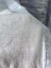无印良品（MUJI） 女式 无侧缝双层纱织睡衣女士家居服春秋纯棉条纹格纹长袖 女款 浅米色格纹 S (上装155/80A下装155/62A) 实拍图