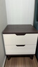 林氏家居床头收纳柜 现代简约床边小柜子北欧经济型边柜迷你储物柜LS154B1 【灰色+白色】LS154B1-A床头柜 实拍图