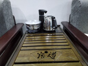 万利达全自动上水嵌入式烧水壶泡茶保温茶台一体茶具全套装电茶炉 1.8L 37/20升级续水-黑色不锈钢消毒款 实拍图