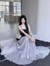 柏萨尼（PESASRIE）品牌轻奢包包女款单肩包女士斜挎包牛皮小方包百搭情人节生日礼物 米白色【顺丰速运为爱加速】 奢侈礼盒包装 实拍图