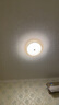 世界之星 欧式水晶吸顶灯led温馨卧室灯现代简约客厅灯过道走廊灯阳台灯具  直径50CM 高亮 三色调光 实拍图