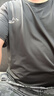 班尼路（Baleno）冰丝短袖男夏季薄款透气男士t恤休闲网眼速干运动五分半袖上衣潮 实拍图
