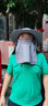 蕉下（beneunder）防晒帽女遮阳帽子男士户外防晒面罩渔夫帽钓鱼帽登山帽太阳帽 灰 实拍图