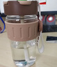 物生物（RELEA）玻璃杯水杯大容量男女士咖啡杯吸管杯泡茶杯大学生杯子节日礼物 实拍图