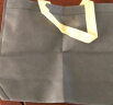 有底无侧现货无纺布袋服装店袋子定制购物袋无纺布手提袋斜角袋 一个装随机颜色--33*26*10cm活动 实拍图