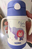 膳魔师（THERMOS）儿童保温杯水杯吸管杯学饮杯316L不锈钢把手学生杯超轻畅吸杯TCKC 实拍图