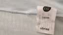 ubras60S莫代尔无缝无痕舒适高弹低腰三角裤女士内裤 涟漪蓝色 XXL 实拍图