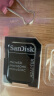 闪迪（SanDisk）128GB TF(MicroSD)内存卡 4K极速金卡A2 V30 U3行车记录仪 运动相机无人机 监控存储卡 读190MB/s 实拍图