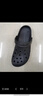 卡骆驰crocs洞洞鞋贝雅男鞋女鞋轻便耐磨一脚蹬拖鞋休闲鞋|10126 黑色-001 37 /38(230mm) 实拍图