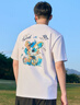卡宾男装 精致绣花T恤2025夏季新款生动有趣色彩丰富 米白色12 2XL /185/54 实拍图