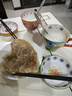 松发瓷器陶瓷釉下彩繁花盖杯咖啡杯大容量马克杯田园风早餐杯 粉黛 实拍图