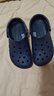 卡骆驰crocs洞洞鞋贝雅男鞋女鞋轻便耐磨一脚蹬拖鞋休闲鞋|10126 深蓝-410 37 /38(230mm) 实拍图