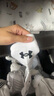 安德玛（Under Armour）篮球袜 运动袜子男女 跑步羽毛球袜吸汗防臭中筒棉袜白色M码 实拍图
