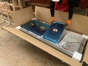 维纳仕 保温售饭台商用电热汤池不锈钢快餐保温台食堂分餐台售菜快餐车 4格4盒 | 特厚款 | 配盆配盖 实拍图