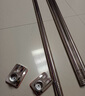 睦歌（MUGE）免打孔伸缩晾衣杆晾衣架窗帘杆衣柜挂衣杆卫生间不锈钢隔断浴帘杆 白色0.7-1.2米【25不锈钢管径】 实拍图