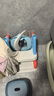 劳可里尼（NOCOLLINY）儿童马桶坐便器辅助器楼梯式男孩女宝宝阶梯架婴儿坐便圈家用尿凳 【升级-稳固三角】科莫蓝+PU垫 实拍图