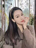周百福 银和田玉耳钉女士耳坠环高级感耳饰生日七夕情人节礼物送女友 实拍图