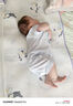 babycare婴儿天丝苎麻凉席宝宝透气凉垫幼儿园抗菌凉席企鹅乐团65*120CM 实拍图